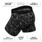The Harlot's Web | Naughty Spider Web Ball Hammock® Pouch Underwear With Fly - Shinesty