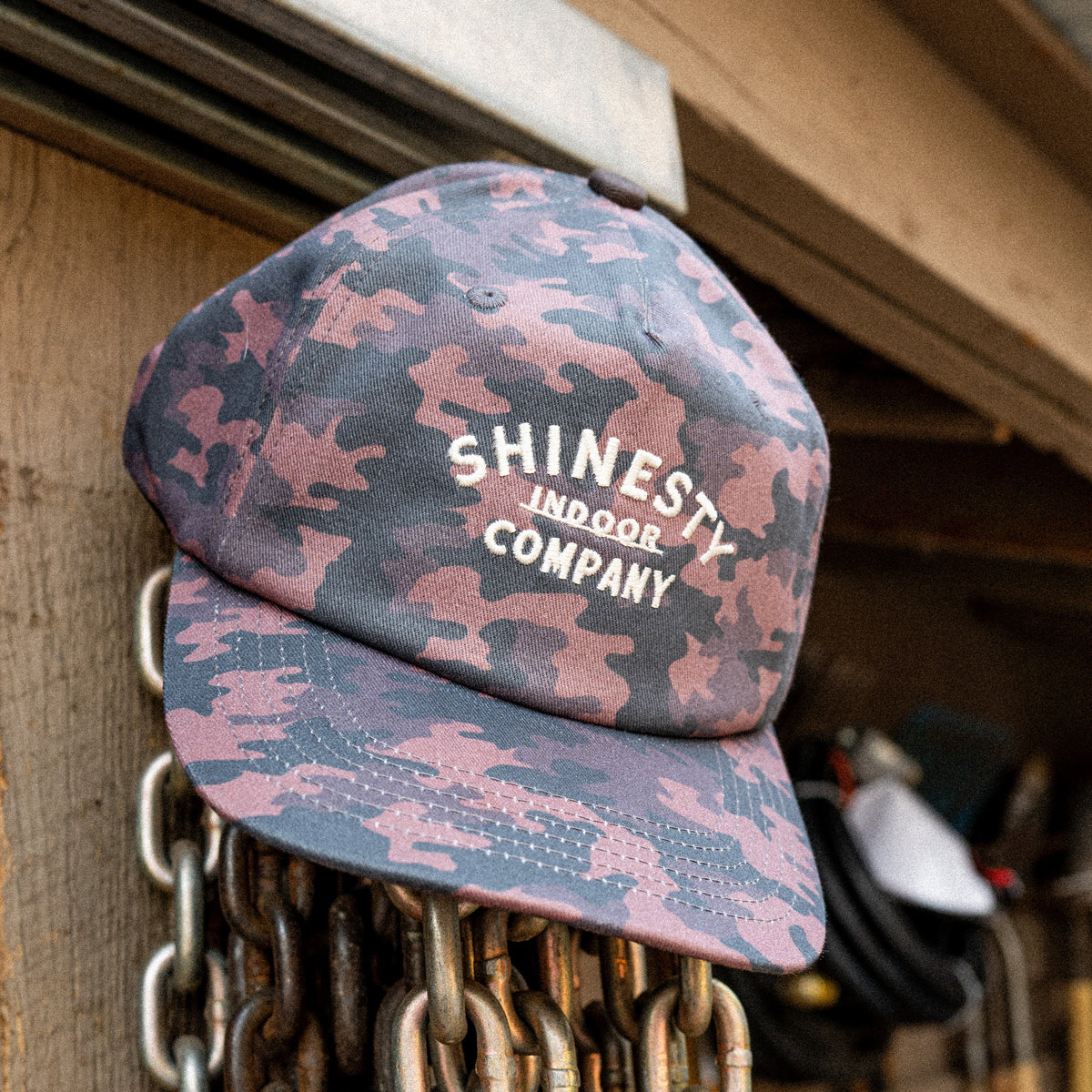 The Camo Indoor Co. | Camouflage Indoor 5 Panel Canvas Hat - Shinesty