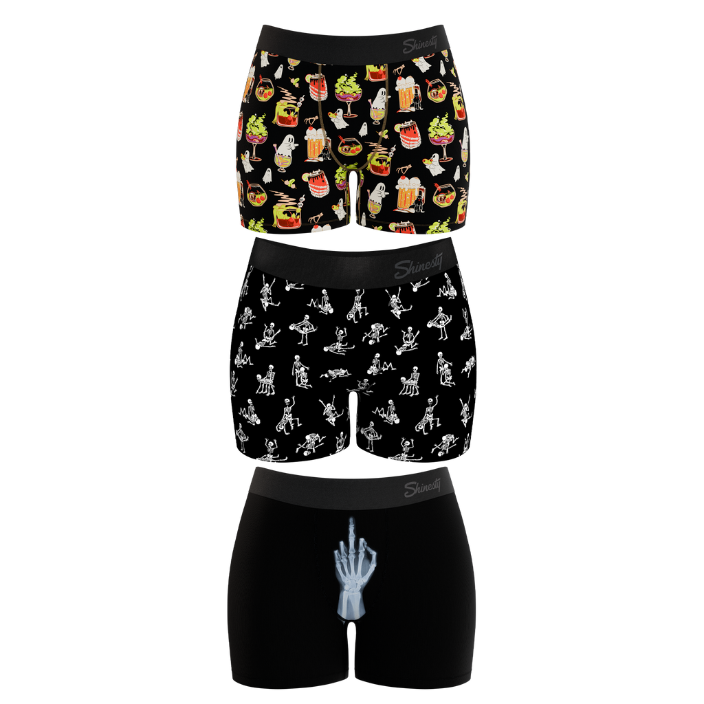 The Haunted Trio | Women’s Boxers 3 Pack - Shinesty