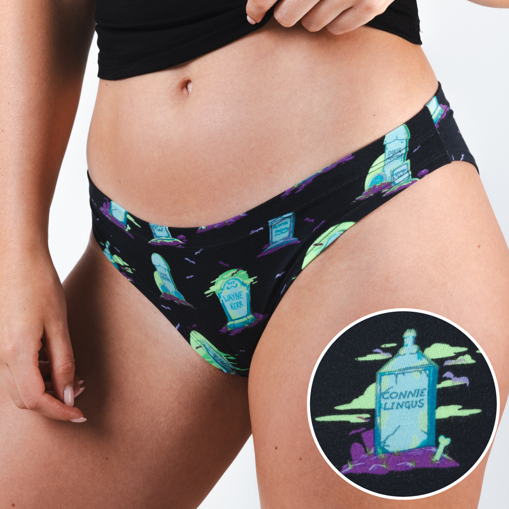 The Headstone | Tombstone Modal Bikini Underwear - Shinesty