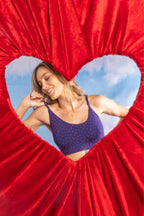 The Heartthrob | Tiny Hearts Valentines Day Boob Hammock™ Scoop Bralette - Shinesty