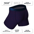 The Heartthrob | Tiny Hearts Valentines Day Ball Hammock® Pouch Underwear With Fly - Shinesty