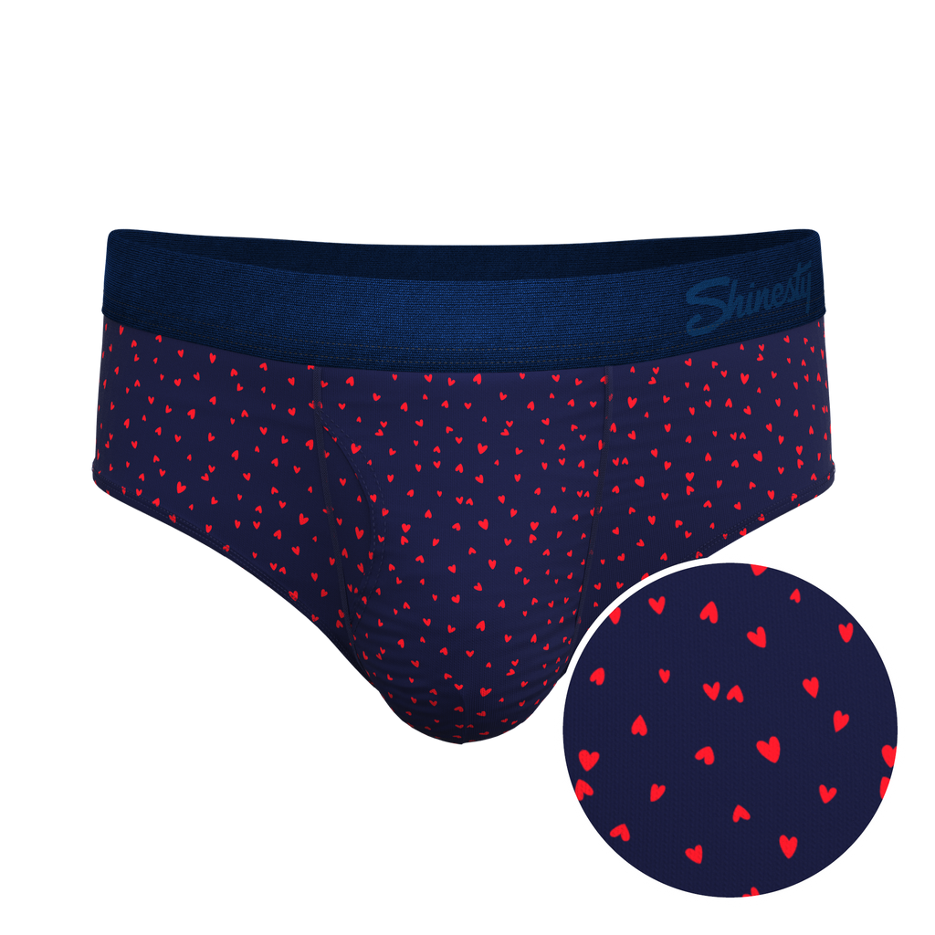 The Heartthrob | Tiny Hearts Valentines Day Ball Hammock® Pouch Underwear Briefs - Shinesty