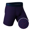 The Heartthrob | Tiny Hearts Valentines Day Ball Hammock® Boxer - Long Leg - Shinesty