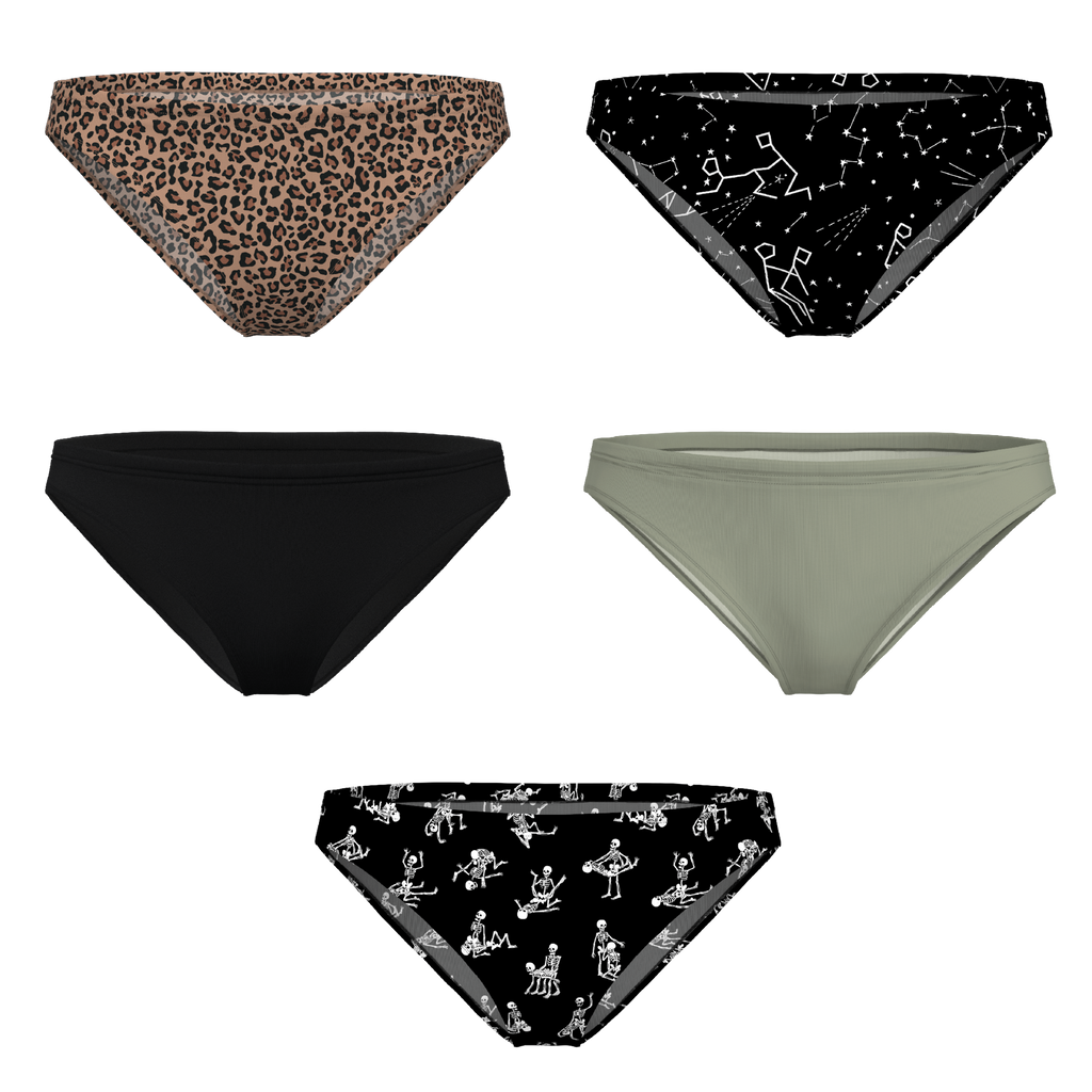 The Historical Bests | Bikini Underwear 5 Pack - Shinesty