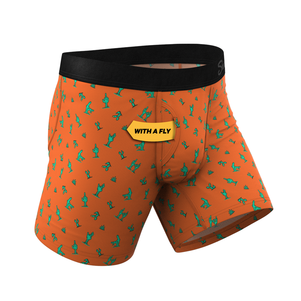 The Hokey Pokey | Cactus Ball Hammock® Pouch Underwear With Fly - Shinesty
