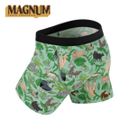 The Hornography | Tropical Animals Ball Hammock® Magnum Big Pouch Underwear - Shinesty