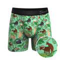 The Hornography | Tropical Animals Ball Hammock® Pouch Underwear - Shinesty