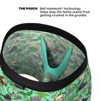 The Hornography | Tropical Animals Ball Hammock® Pouch Underwear - Shinesty