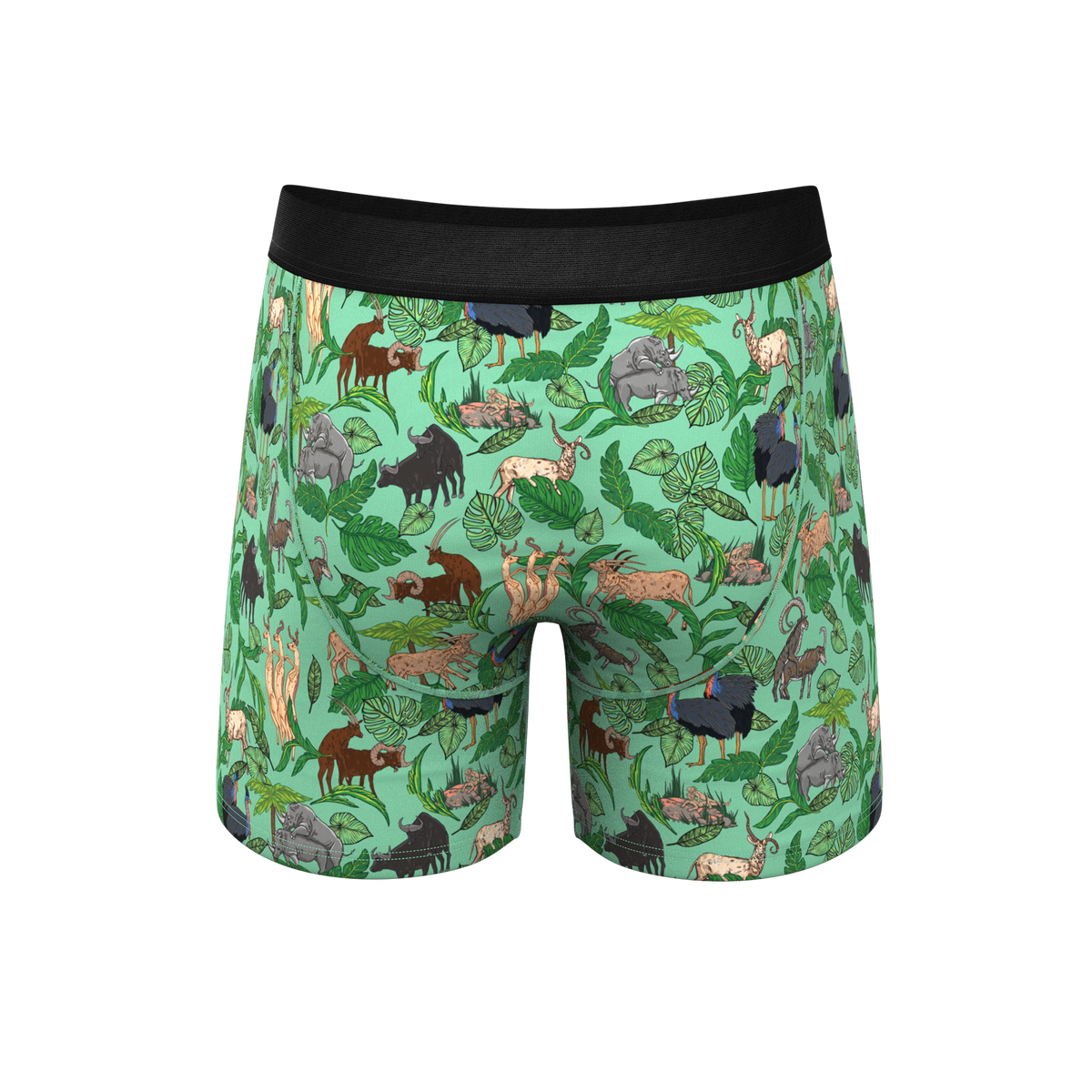 The Hornography | Tropical Animals Ball Hammock® Pouch Underwear - Shinesty
