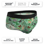 The Hornography | Tropical Animals Ball Hammock® Pouch Underwear Briefs - Shinesty