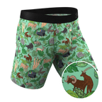 The Hornography | Tropical Animals Ball Hammock® Boxer - Long Leg - Shinesty