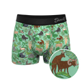 The Hornography | Tropical Animals Ball Hammock® Pouch Trunks Underwear - Shinesty