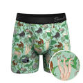 The Hornography | Tropical Animals Ball Hammock® Magnum Big Pouch Underwear - Shinesty