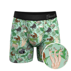 The Hornography | Tropical Animals Ball Hammock® Magnum Big Pouch Underwear - Shinesty