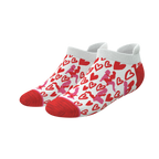 The Hot-Blooded Handbook | Valentine's Day Heel Hammock™ Ankle Socks - Shinesty