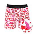 The Hot-Blooded Handbook | Valentines Ball Hammock® Pouch Underwear With Fly - Shinesty