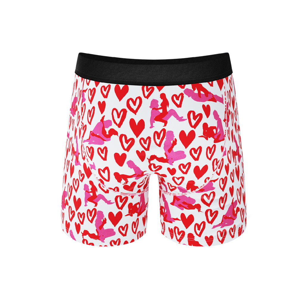 The Hot-Blooded Handbook | Valentines Ball Hammock® Pouch Underwear With Fly - Shinesty