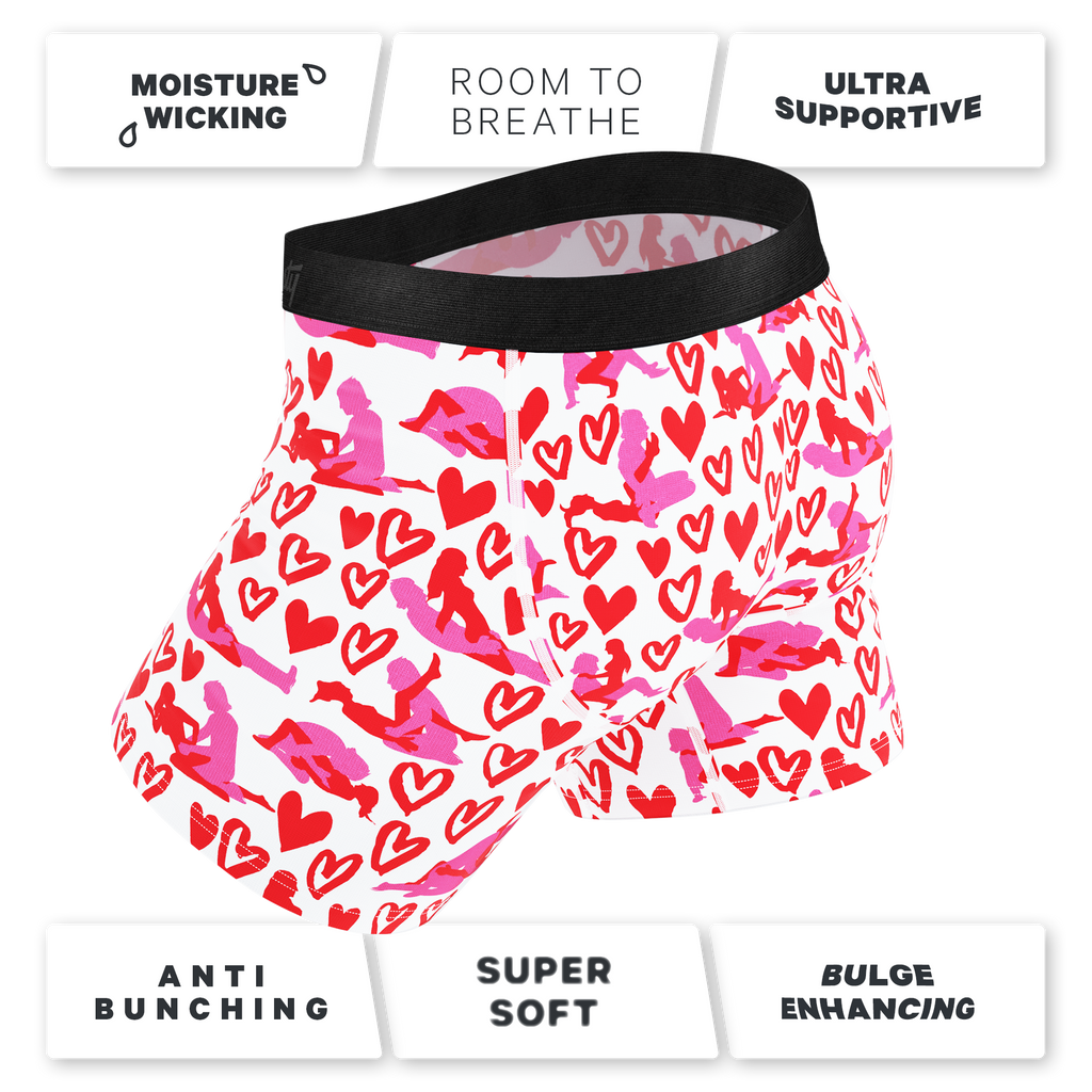 The Hot-Blooded Handbook | Valentines Ball Hammock® Pouch Underwear - Shinesty