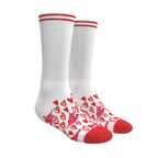 The Hot-Blooded Handbook | Valentine's Day Heel Hammock™ Crew Socks - Shinesty