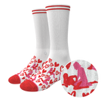 The Hot-Blooded Handbook | Valentine's Day Heel Hammock™ Crew Socks - Shinesty