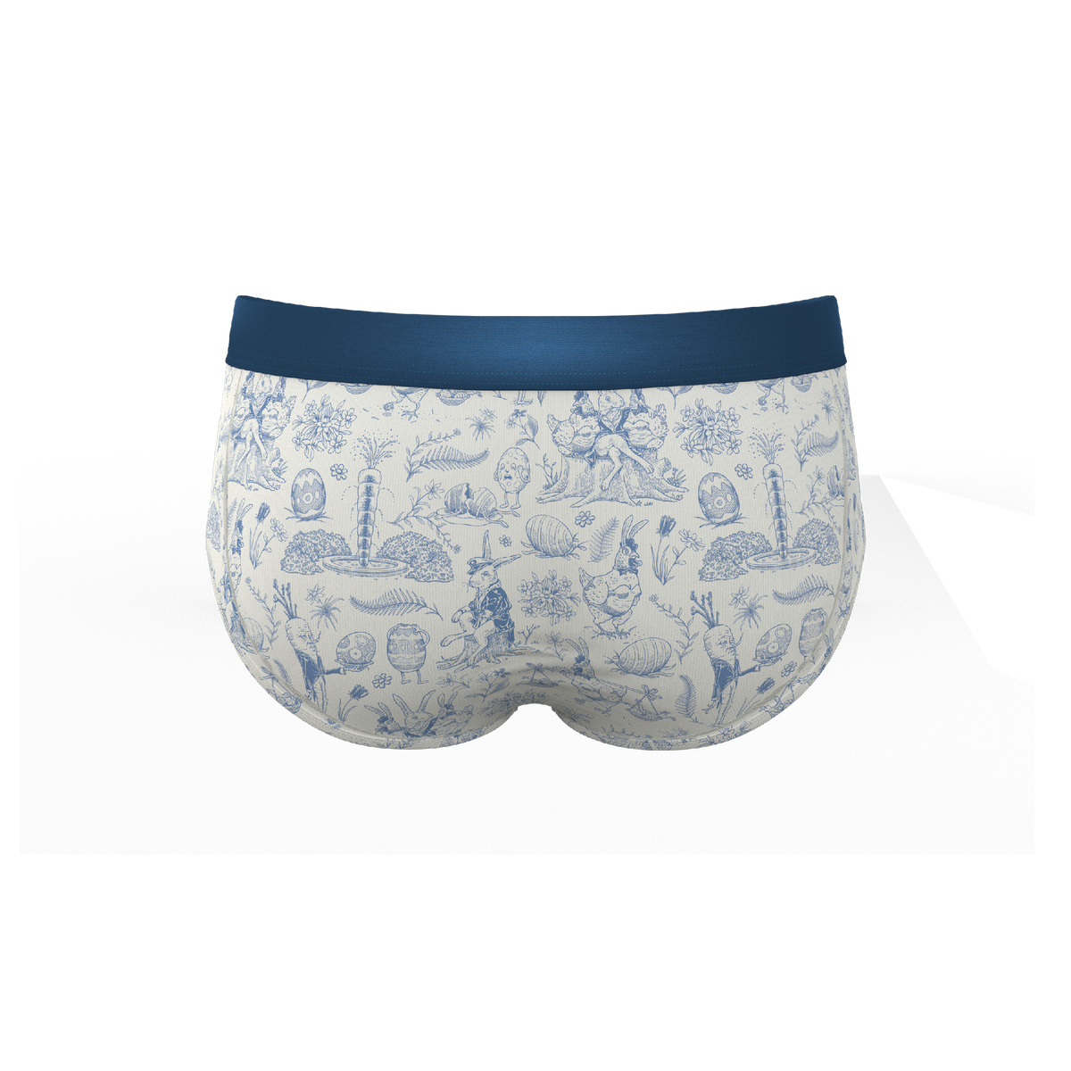 The Hot Cottontail | Easter Toile Ball Hammock® Pouch Underwear Briefs - Shinesty