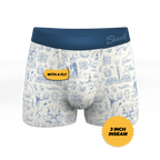 The Hot Cottontail | Easter Toile Ball Hammock® Pouch Trunks Underwear - Shinesty