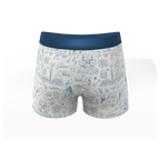 The Hot Cottontail | Easter Toile Ball Hammock® Pouch Trunks Underwear - Shinesty