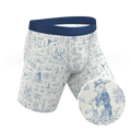 The Hot Cottontail | Easter Toile Ball Hammock® Boxer - Long Leg - Shinesty