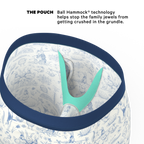 The Hot Cottontail | Easter Toile Ball Hammock® Boxer - Long Leg - Shinesty