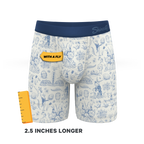 The Hot Cottontail | Easter Toile Ball Hammock® Boxer - Long Leg - Shinesty