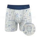 The Hot Cottontail | Easter Toile Ball Hammock® Pouch Underwear - Shinesty