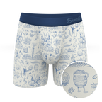 The Hot Cottontail | Easter Toile Ball Hammock® Pouch Underwear - Shinesty