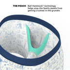 The Hot Cottontail | Easter Toile Ball Hammock® Pouch Underwear - Shinesty