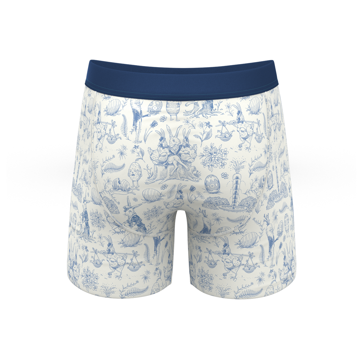 The Hot Cottontail | Easter Toile Ball Hammock® Pouch Underwear - Shinesty