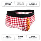 The Hot Diggity | Corn Dog Ball Hammock® Pouch Underwear Briefs - Shinesty