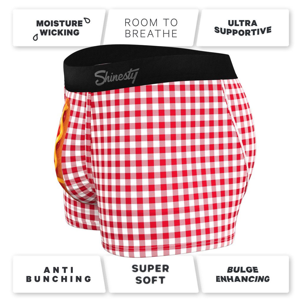 The Hot Diggity | Corn Dog Ball Hammock® Pouch Trunks Underwear - Shinesty