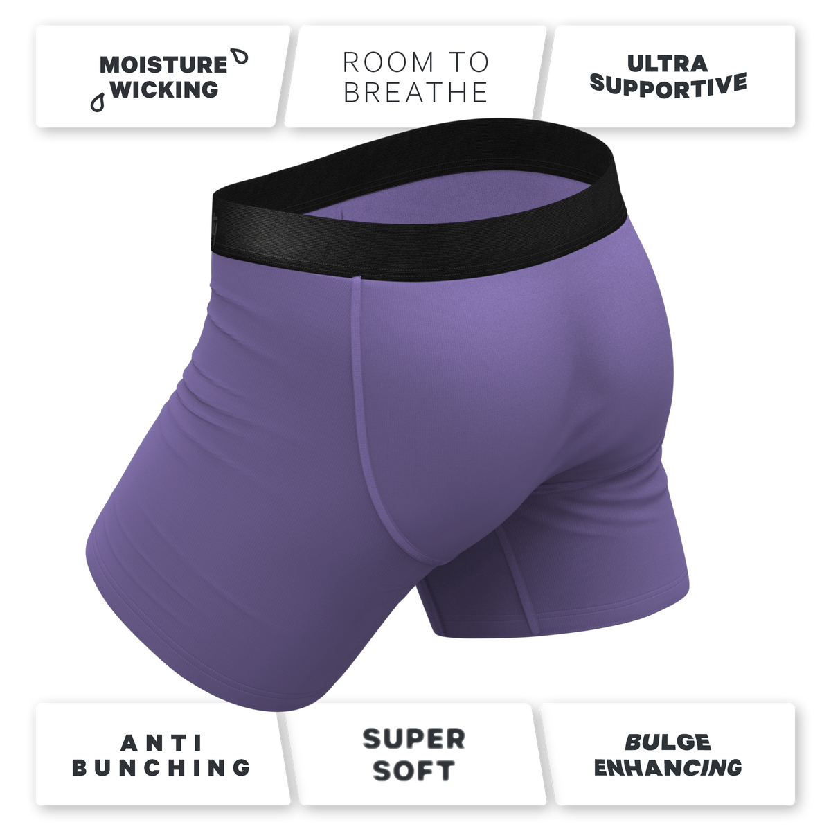 The Hot & Bothered | Color Changing Hyper Color Ball Hammock® Pouch Underwear - Shinesty