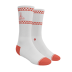 The Hot & Fresh | Pizza Box Heel Hammock™ Crew Socks - Shinesty