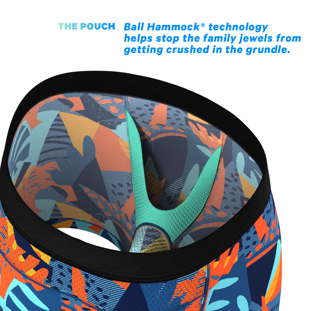 The Hummingbird | Abstract paradICE™ Cooling Ball Hammock® Underwear - Shinesty