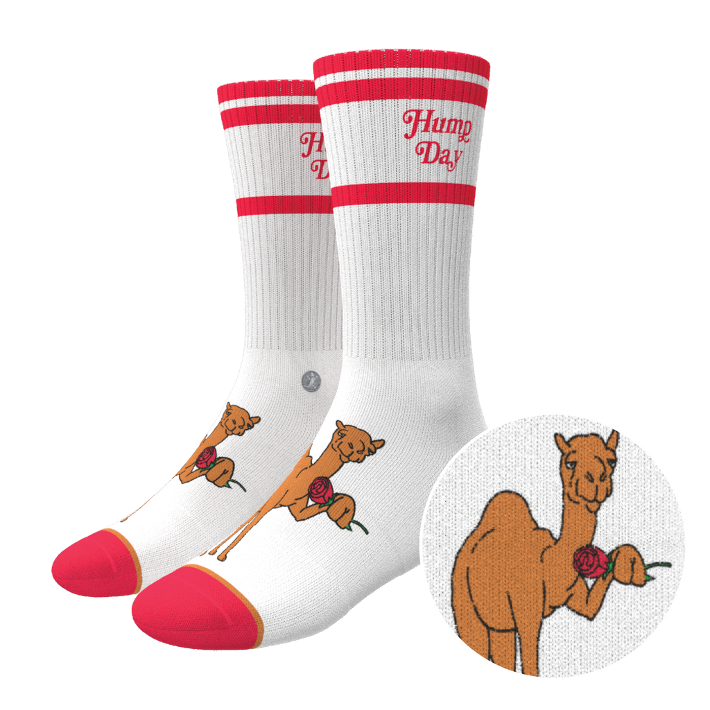 The Hump Day | Camel Heel Hammock™ Crew Socks - Shinesty