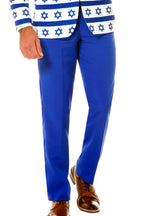 The Rock Star Of David | Hanukkah Suit Pants - Shinesty