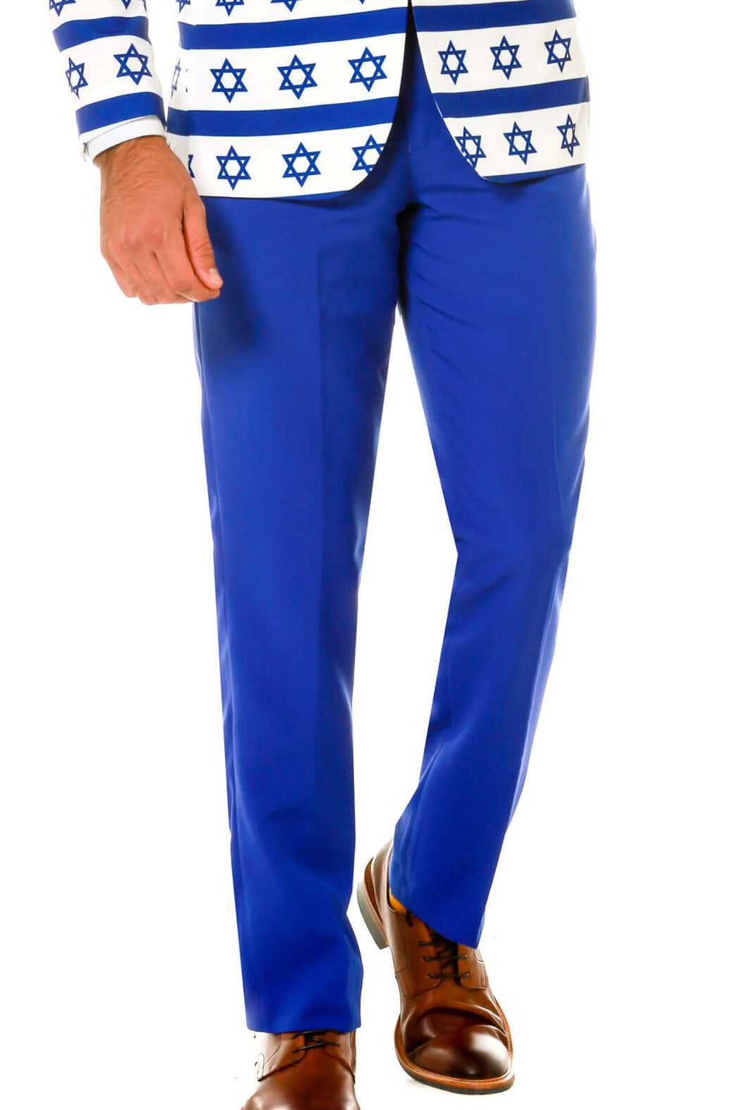 The Rock Star Of David | Hanukkah Suit Pants - Shinesty
