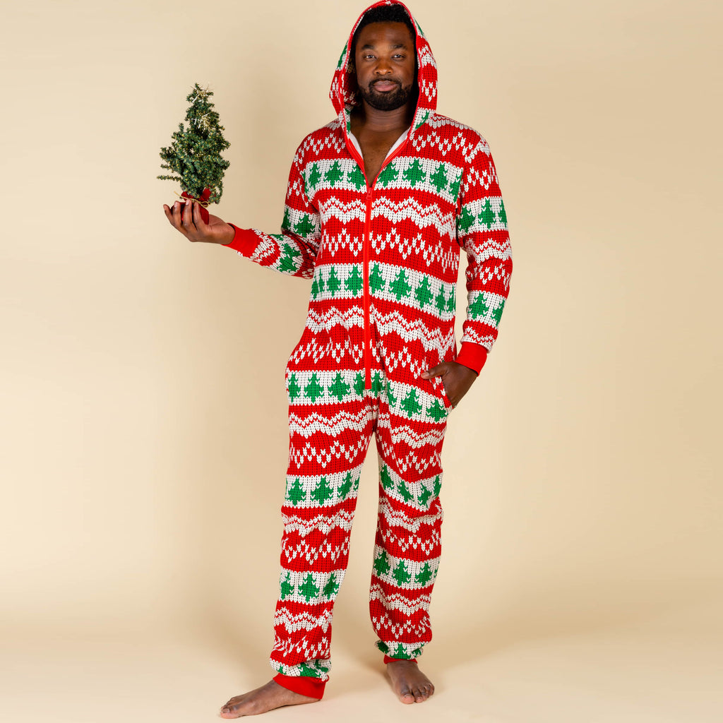 The Red Ryder | Knit Print Christmas Onesie - Shinesty