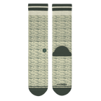 The Illusion | Green Pattern Heel Hammock™ Crew Socks - Shinesty