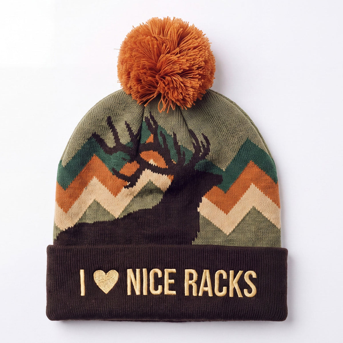 The I Love Nice Racks | Deer Hunting Ski Beanie - Shinesty