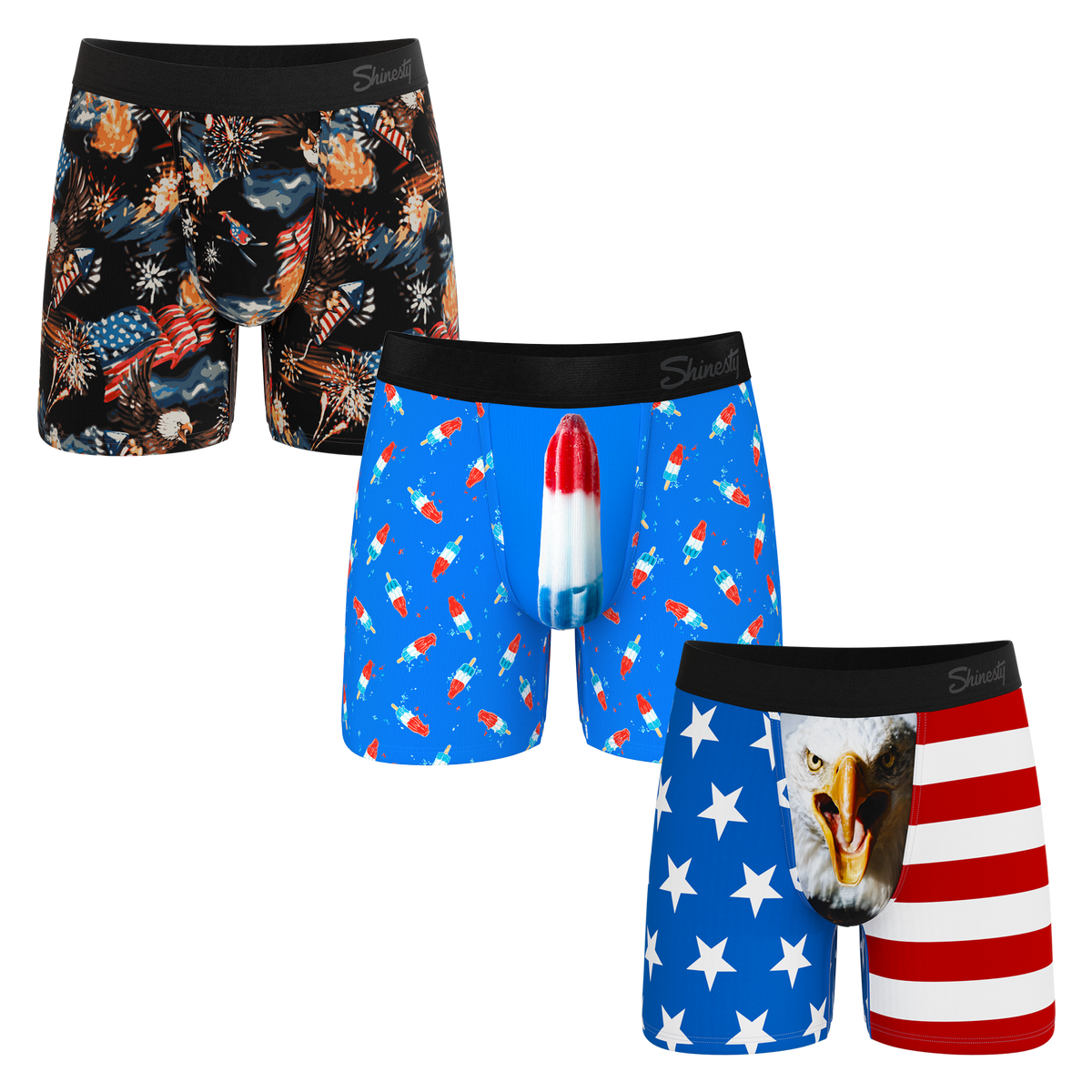 The Independance Apex | Ball Hammock® Boxer Brief 3 Pack - Shinesty