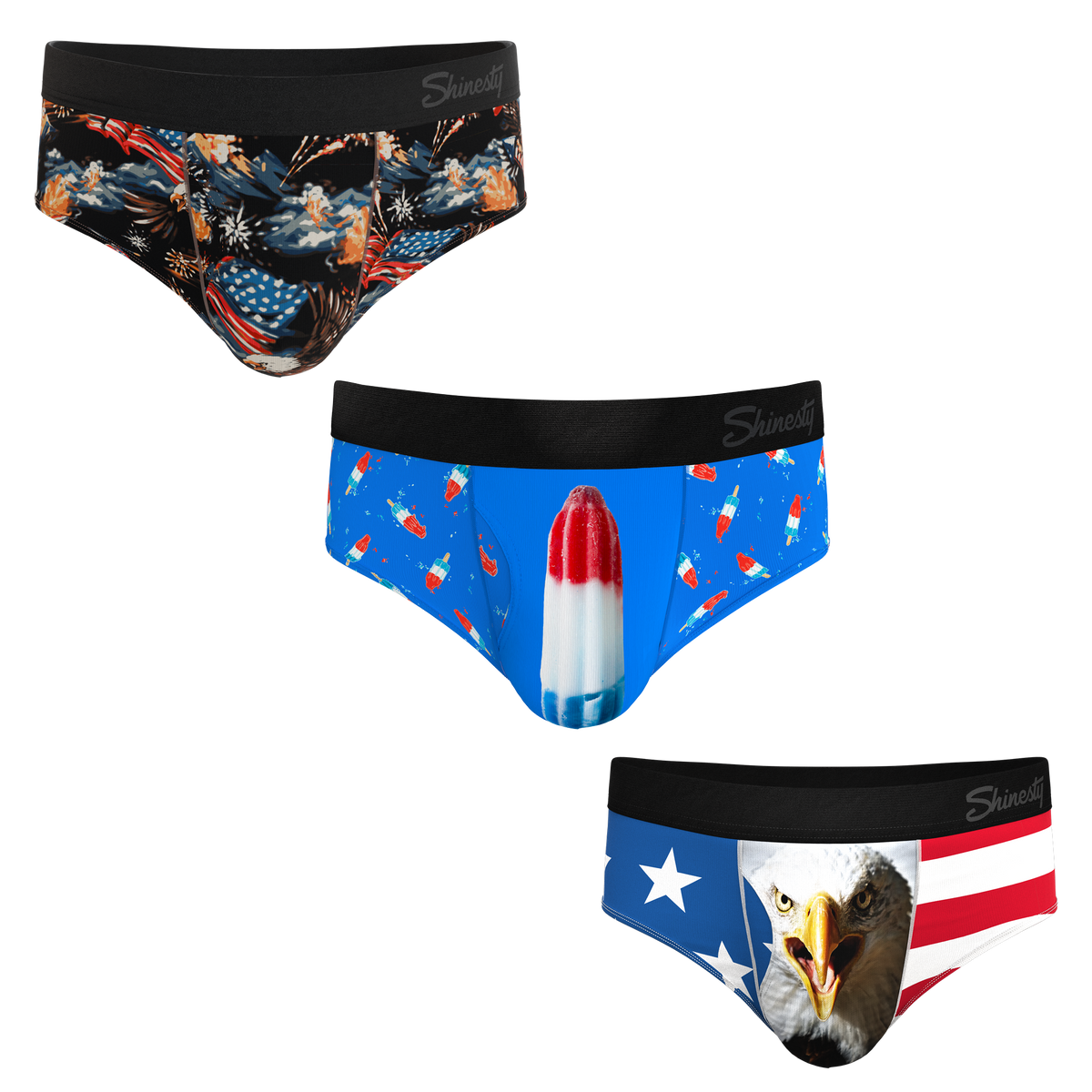 The Independance Apex | Ball Hammock® Pouch Briefs 3 Pack - Shinesty