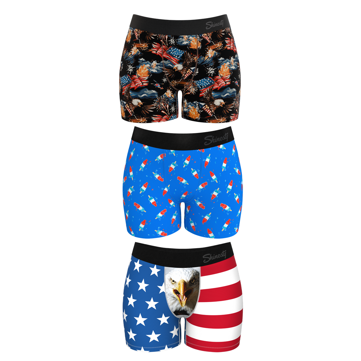 The Independance | Women’s Boxers 3 Pack - Shinesty