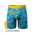 The Innuendo | Emoji Ball Hammock® Boxer - Long Leg - Shinesty